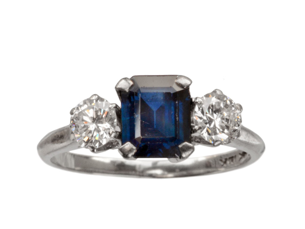 Birks diamond and sapphire ring Clearance