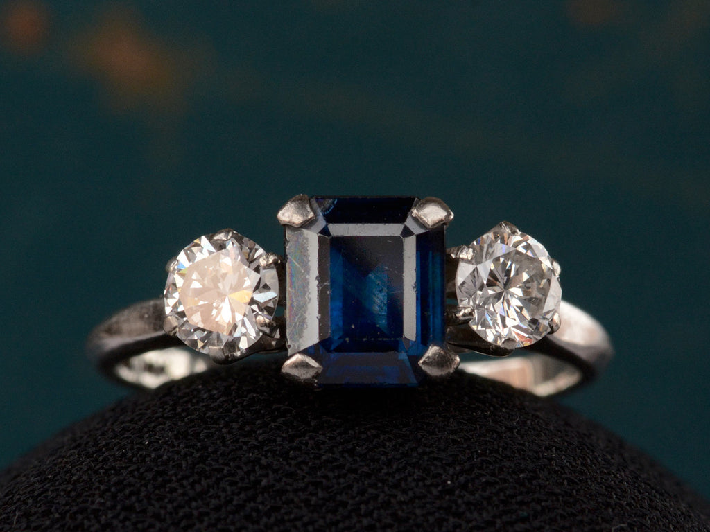 1940s Birks Sapphire Ring