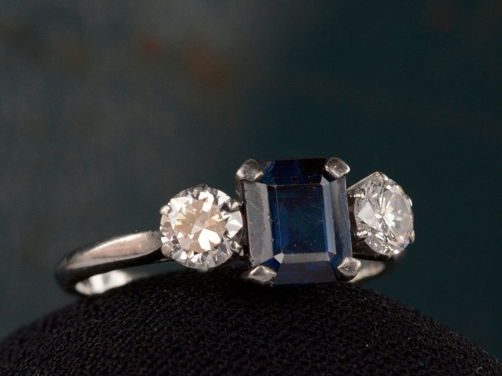 1940s Birks Sapphire Ring
