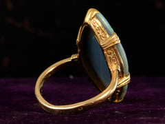 c1920 Black Opal Ring
