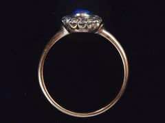 1890s Victorian Black Opal Ring