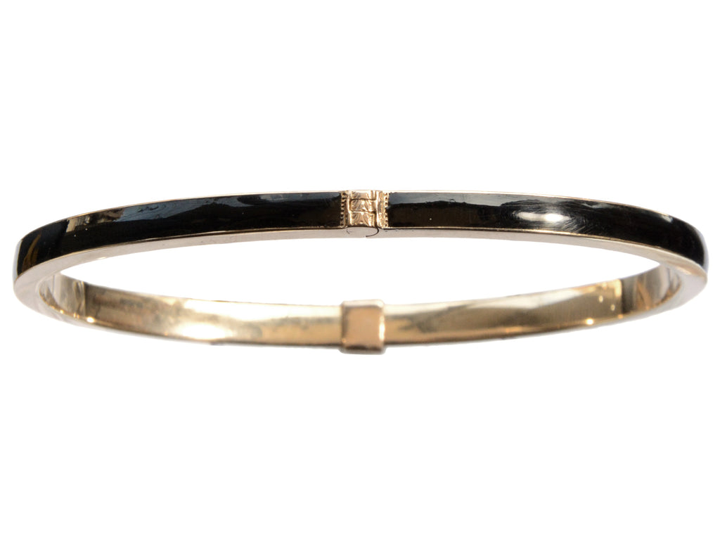 c1890 Black Enamel Bracelet
