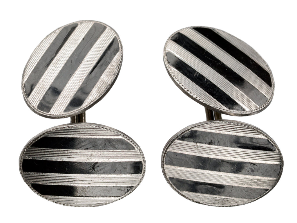 1920s Art Deco Cufflinks (on white background)
