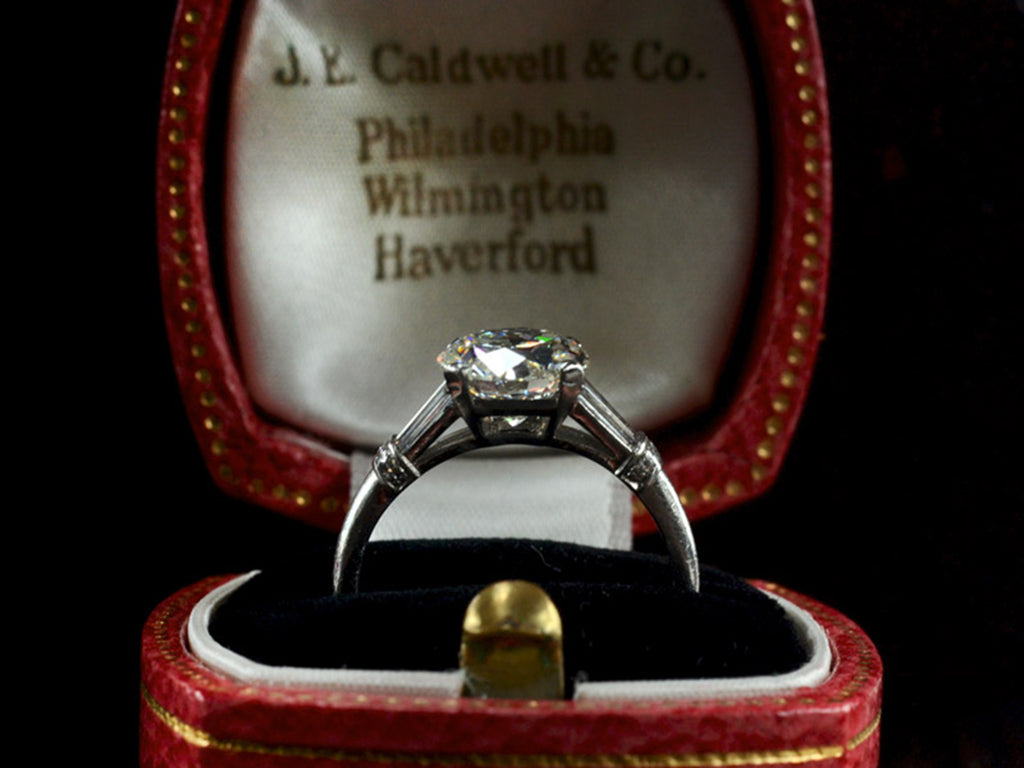 1930s J.E. Caldwell Engagement Ring