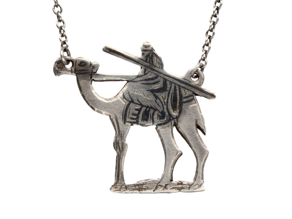 1950s Beduoin Camel Necklace (on white background)