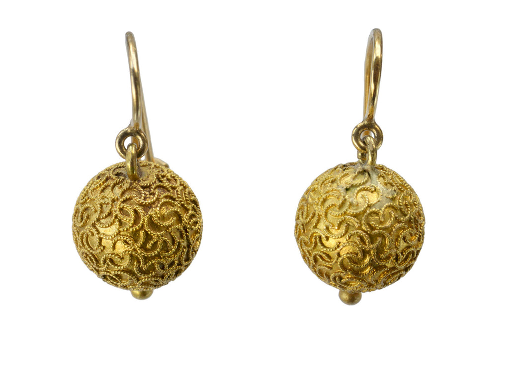 1890s Granulation Earrings (on white background)