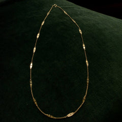 1940s Filigree Link Gold Chain
