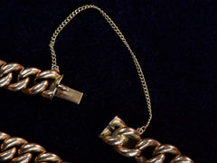 c1900 Gold Chain Bracelet