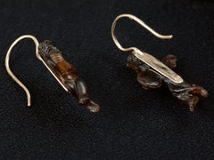 c1860 Victorian Cherub Earrings