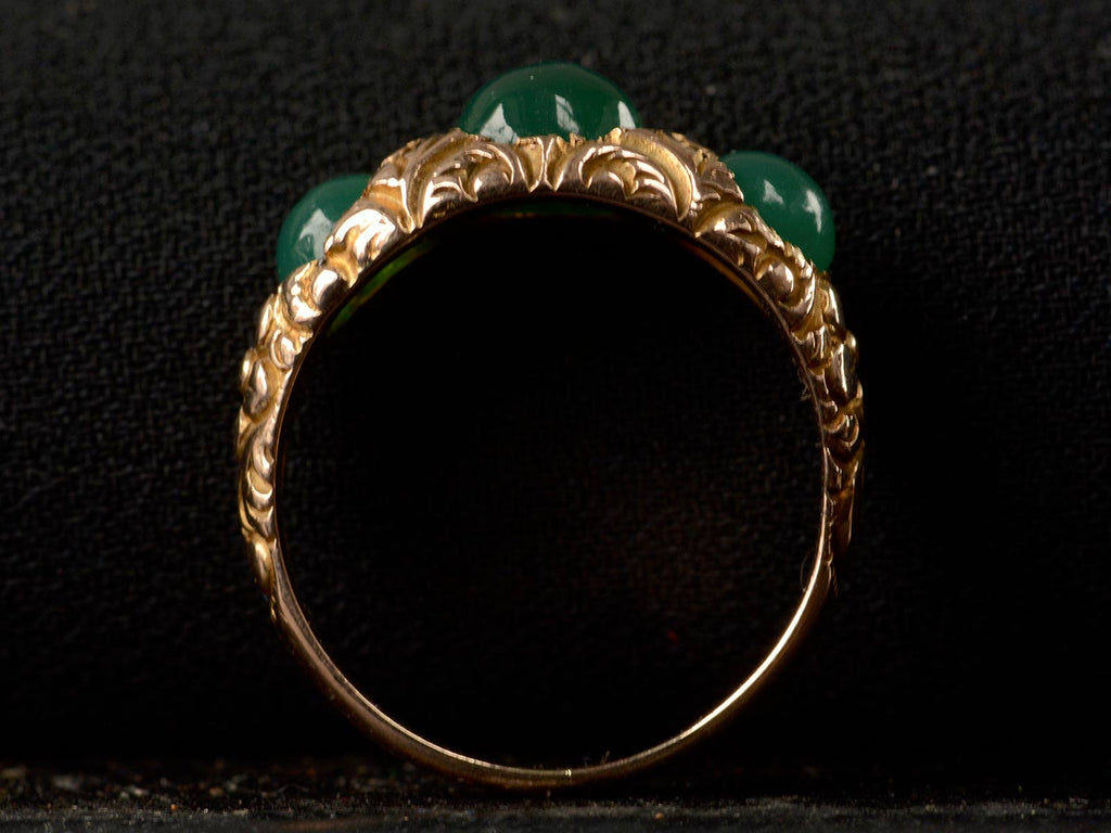 1890s Victorian Chrysoprase Ring