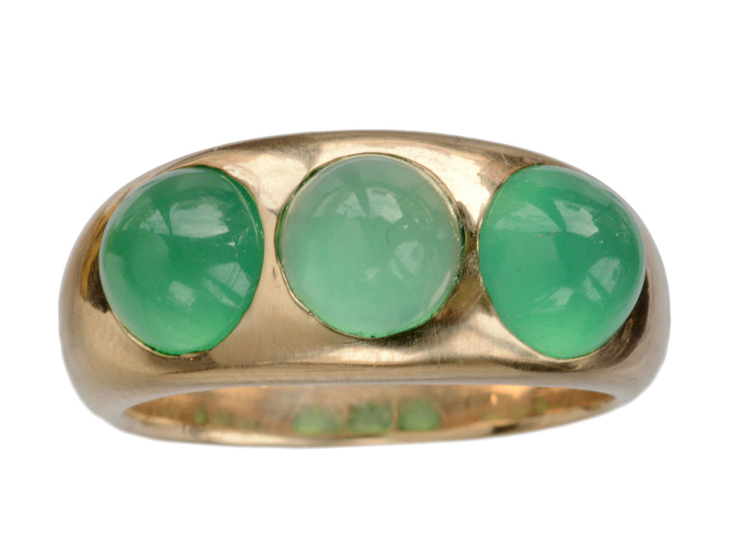 1900s Chrysoprase Ring (on white background)