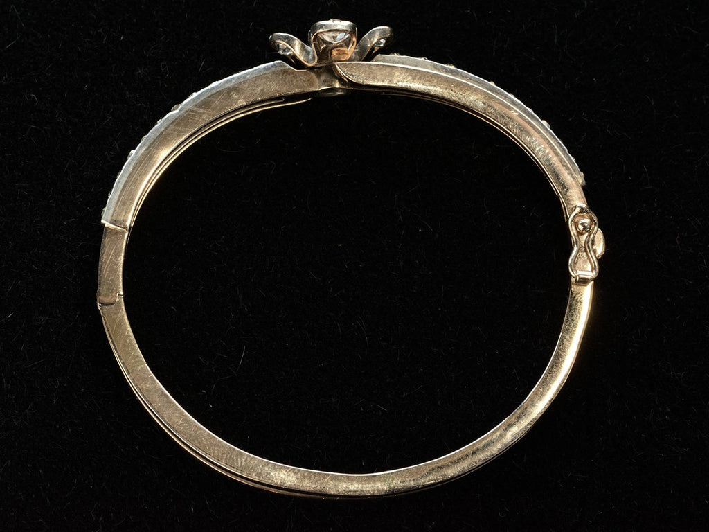 c1890 Diamond Clover Bracelet