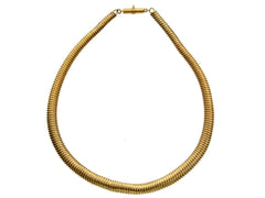 1880s Etruscan Revival Gaspipe Necklace