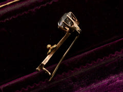 thumbnail of c1910 Comet Brooch (side view)