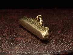 thumbnail of c1940 Cruise Ship Charm (bottom side view)