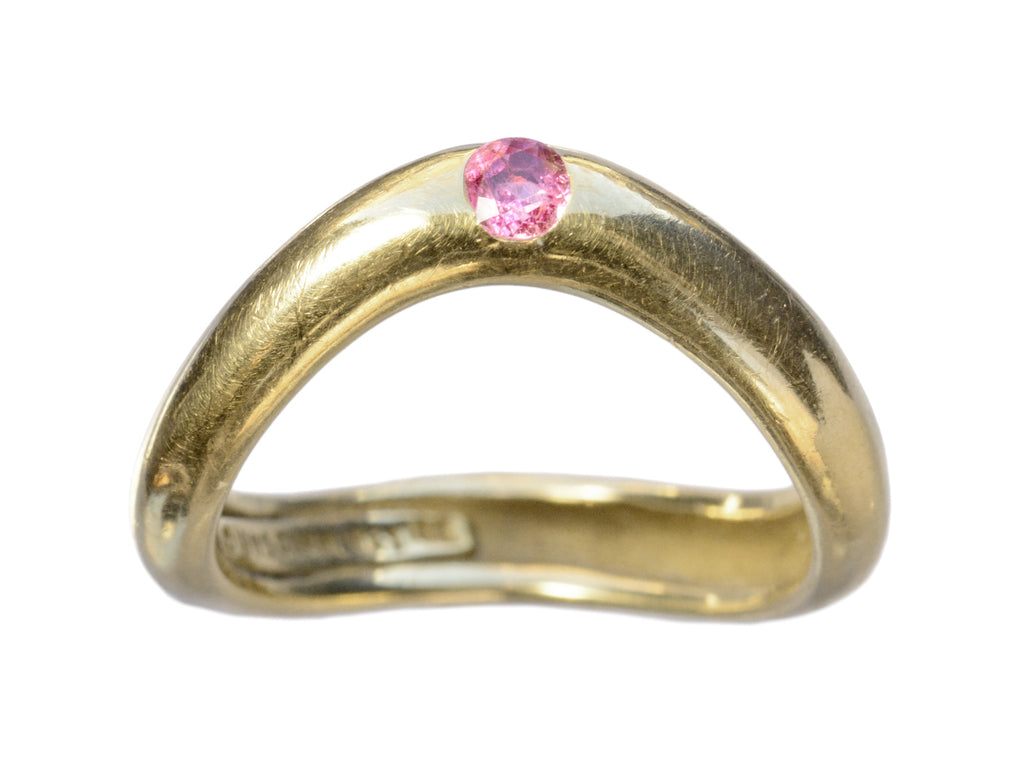1985 Angela Cummings Ruby Ring (on white background)