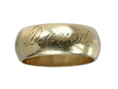 thumbnail of Early 1900s "David" Gold Band (on white background)