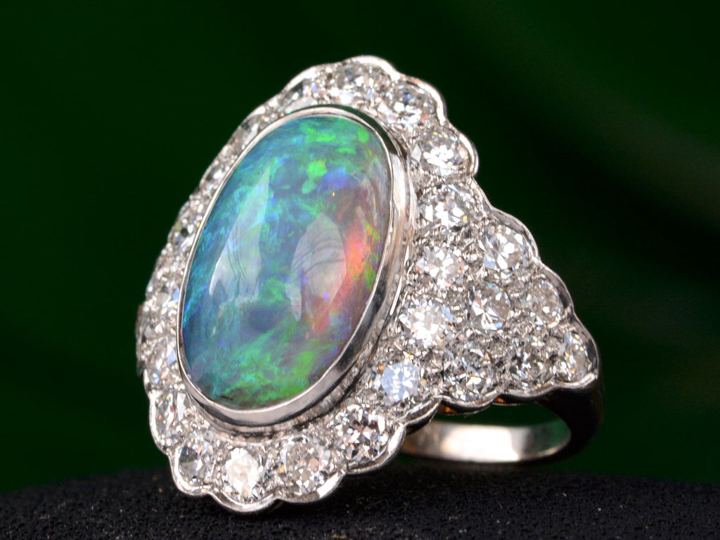 1940s Art Deco Opal Ring – Erie Basin