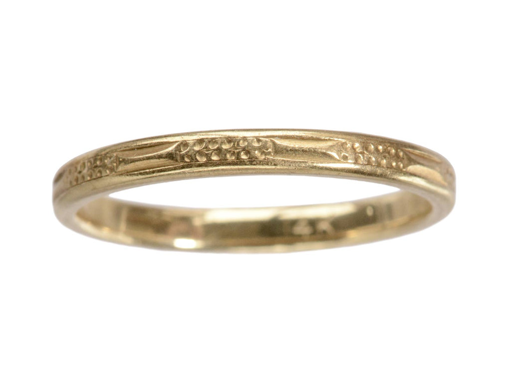 c1930 Decorated Yellow Band (on white background)