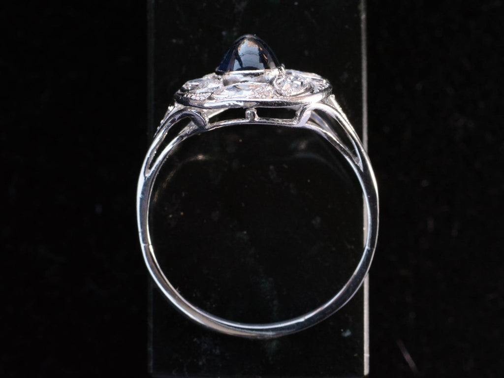 c1920 Deco Sapphire Ring