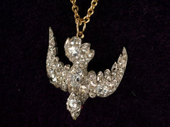 c1890 Diamond Bird Pendant