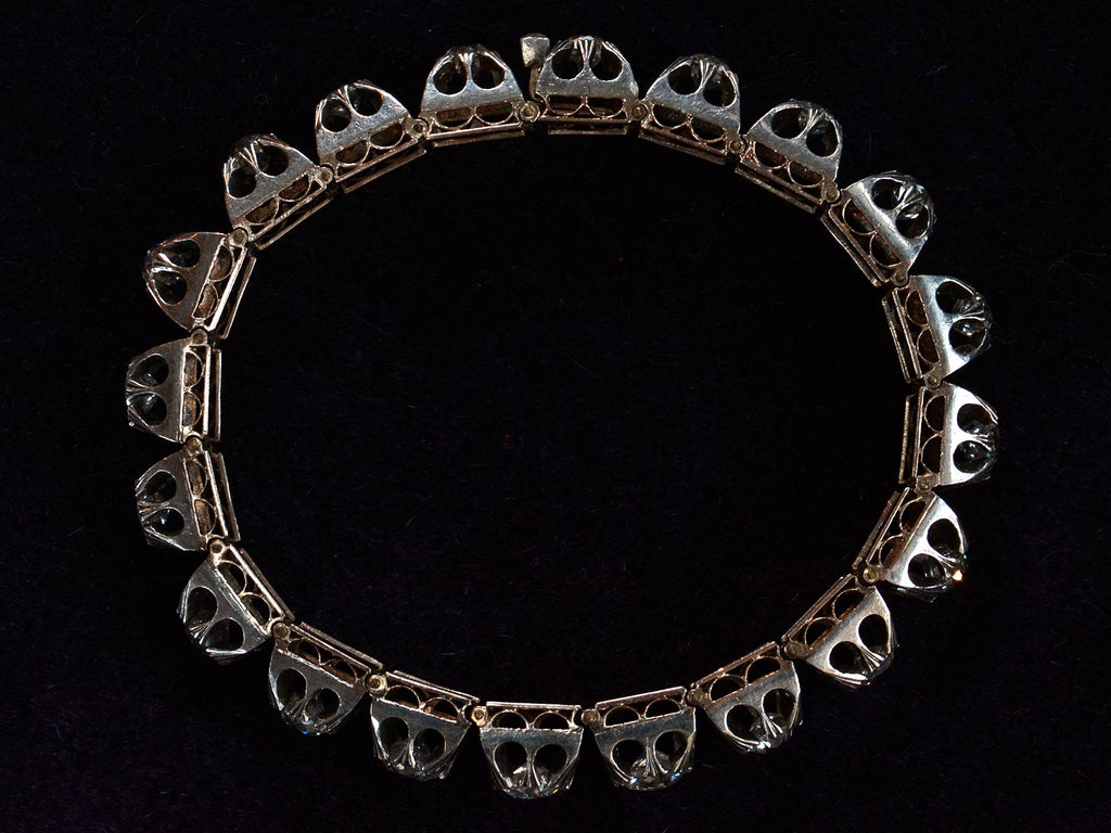 c1850 Old Mine Cut Diamond Bracelet