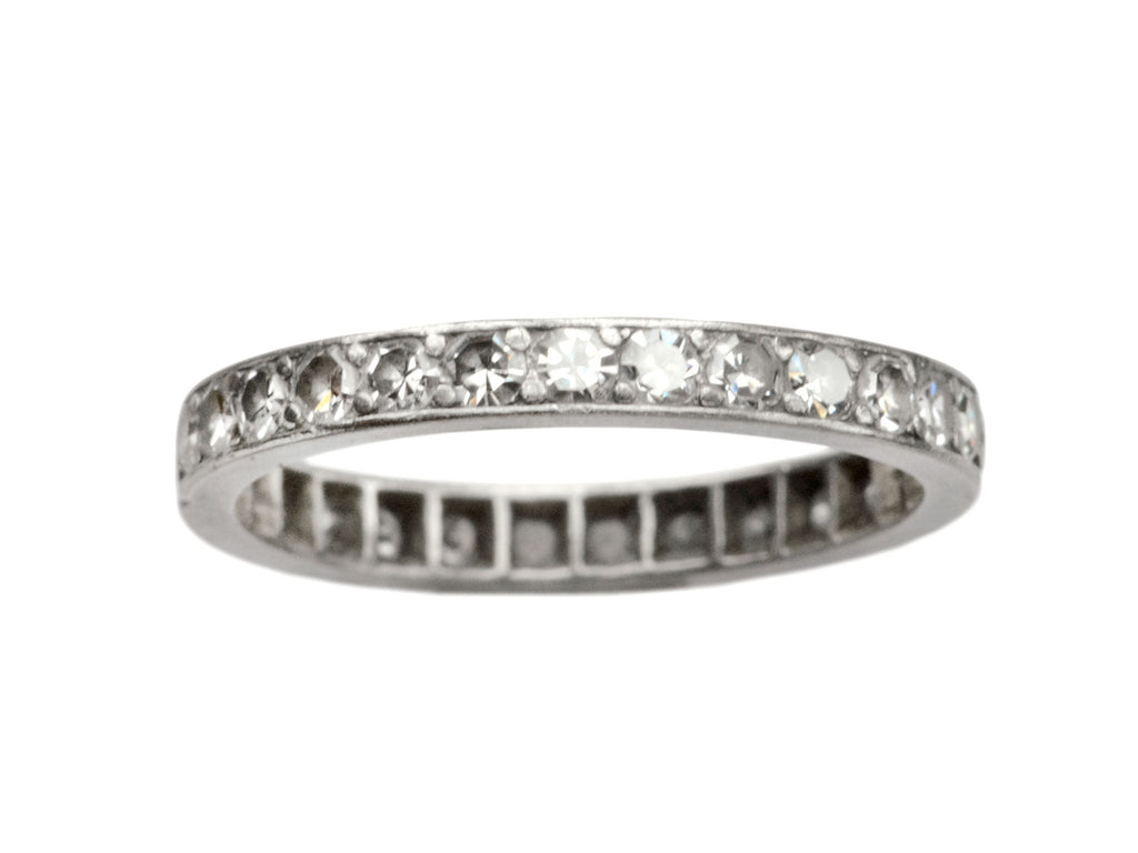 1920s Art Deco Eternity Band (on white background)