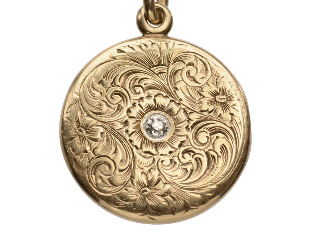 c1900 ARF Diamond Locket (on white background)
