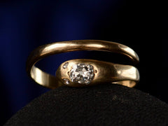 c1880 Diamond Snake Ring