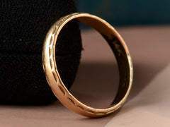 thumbnail of 1940-50s Edged Wedding Band (side view)