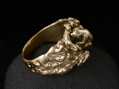 1910s Nouveau Dog Ring