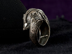 1950s Silver Dolphin Ring