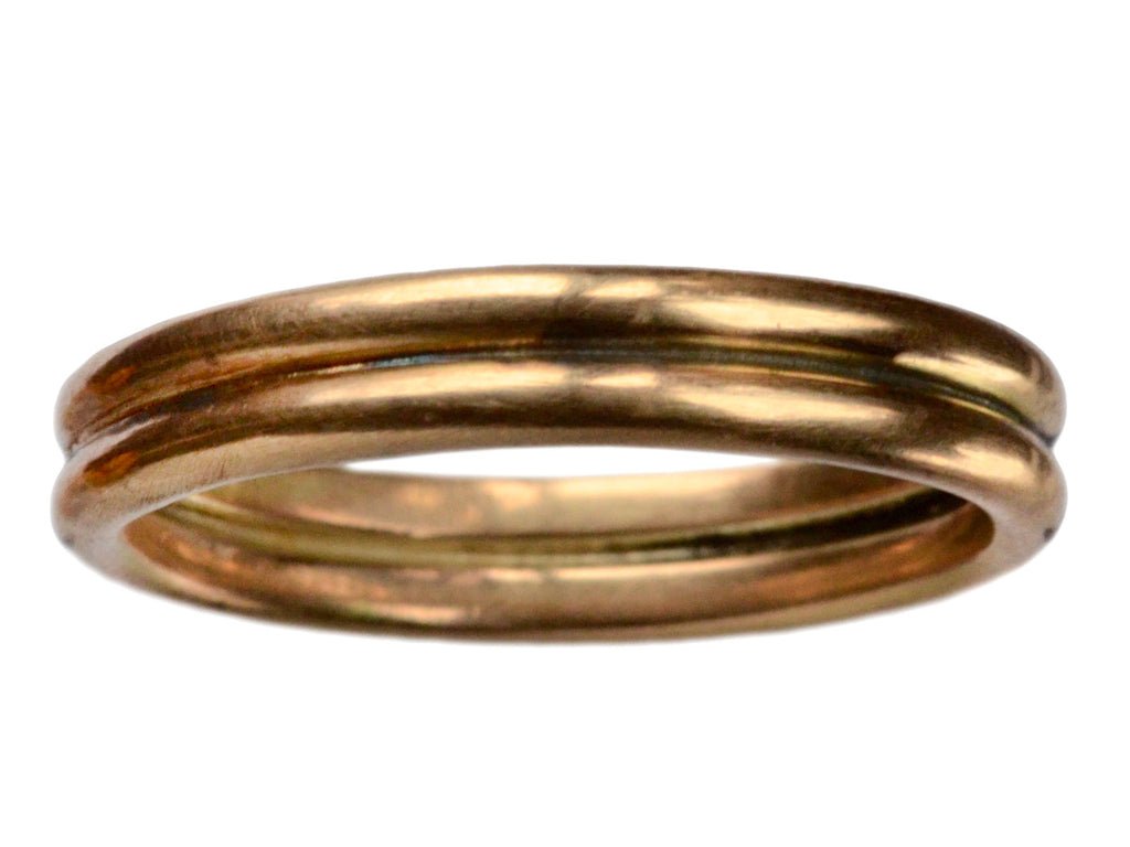 1940s 14K Wedding Band (on white background)