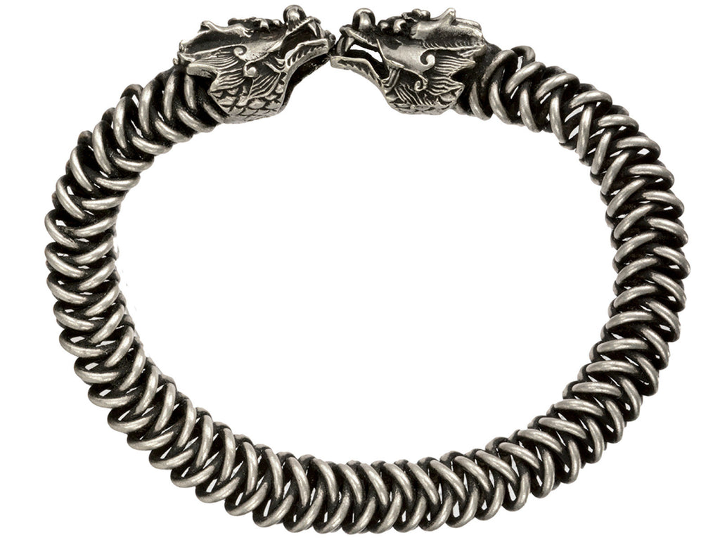 1930-40s Chinese Dragon Bracelet (on white background)