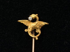 thumbnail of c1890 Victorian Dragon Stick Pin (on black background)