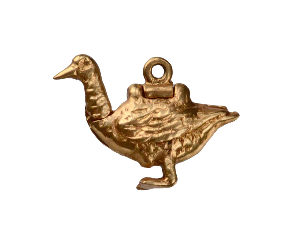 1950s Mechanical Duck Charm (on white background)