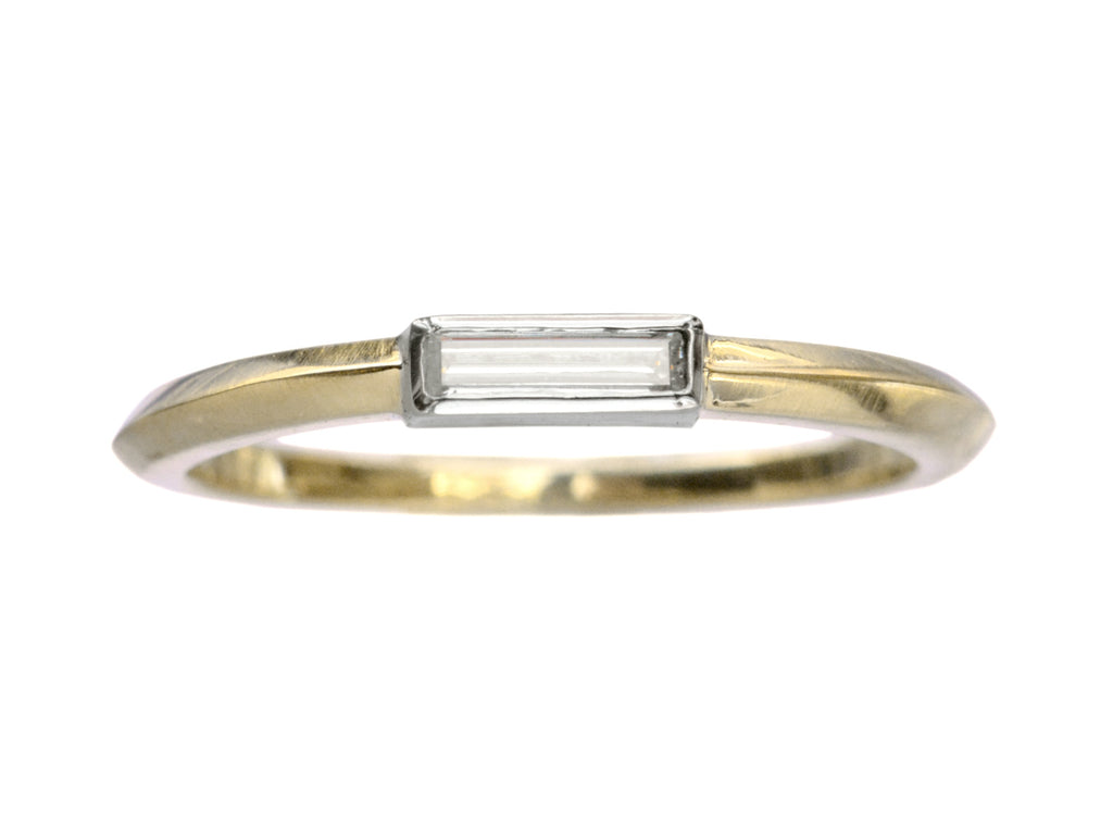 EB 0.09ct Baguette Ring (on white background)