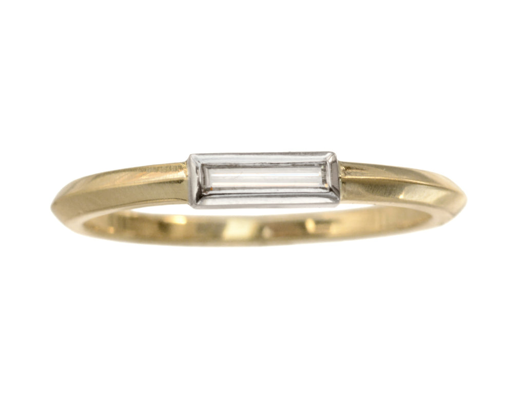 EB 0.09ct Baguette Ring (on white background)