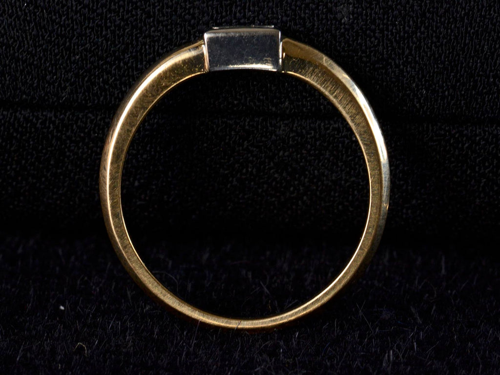EB 0.16ct Bent Top Ring (profile view)