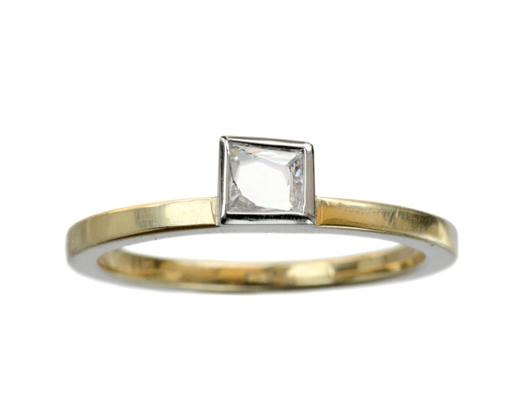 EB 0.17ct Trapezoid Ring (on white background)
