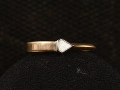 EB 0.10ct Diamond Shield Ring