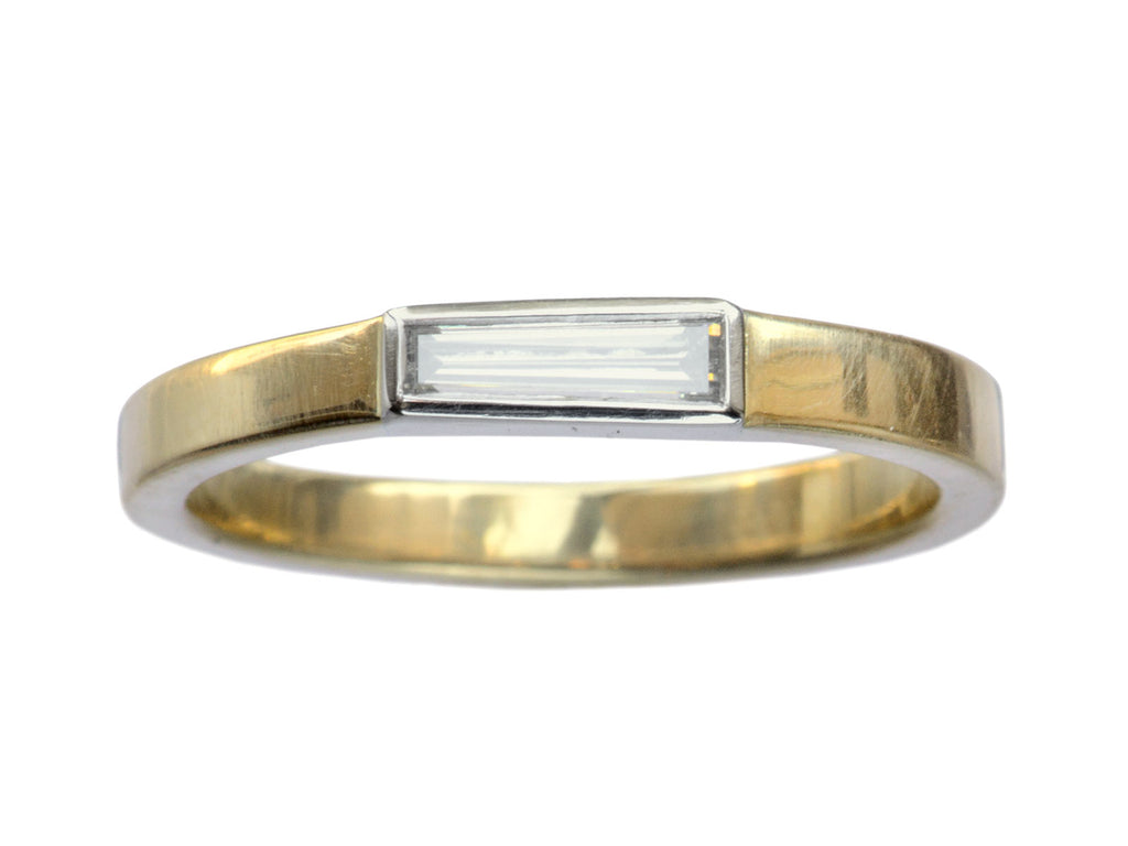 EB 0.22ct Tapered Diamond Ring (on white background)