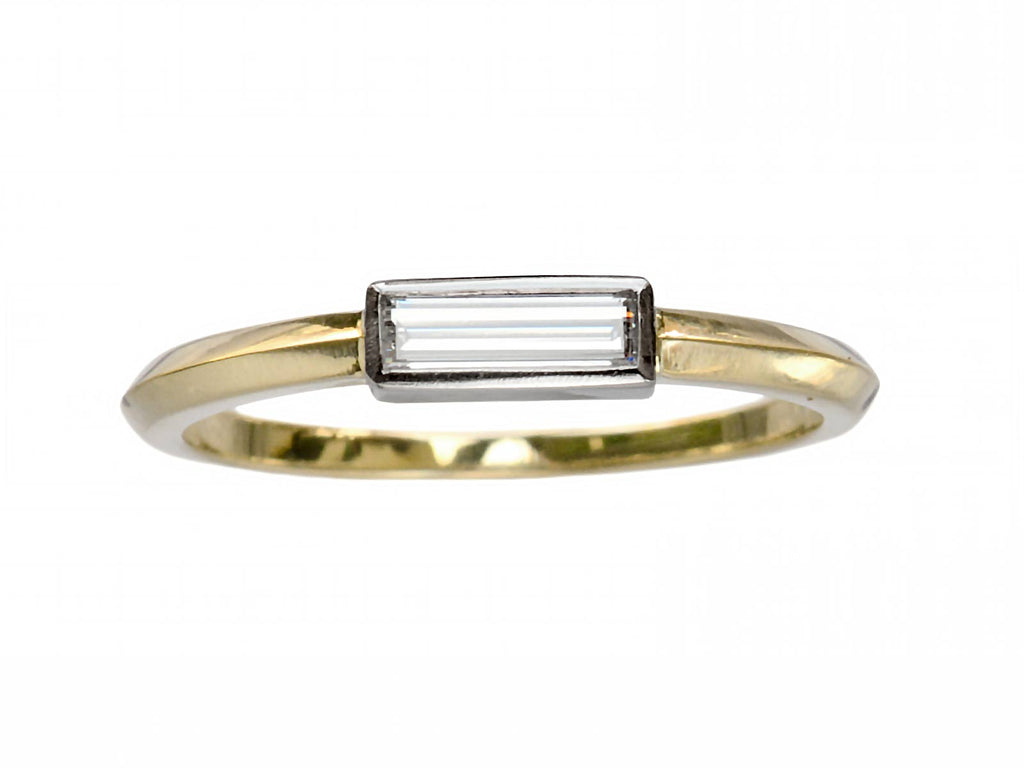 EB 0.23ct Rectangular Ring (on white background)