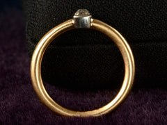 EB 0.23ct Old Mine Ring (profile view)