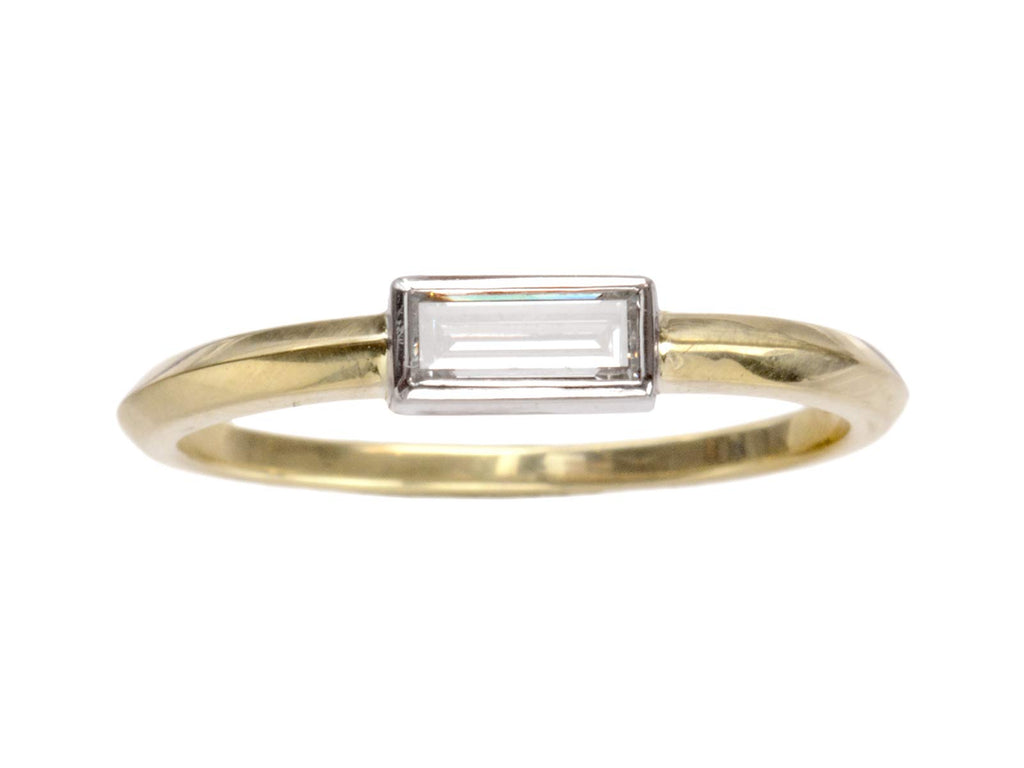EB 0.24ct Rectangular Ring (on white background)