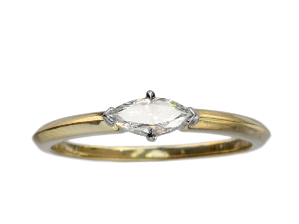 EB 0.25ct Marquise Ring (on white background)