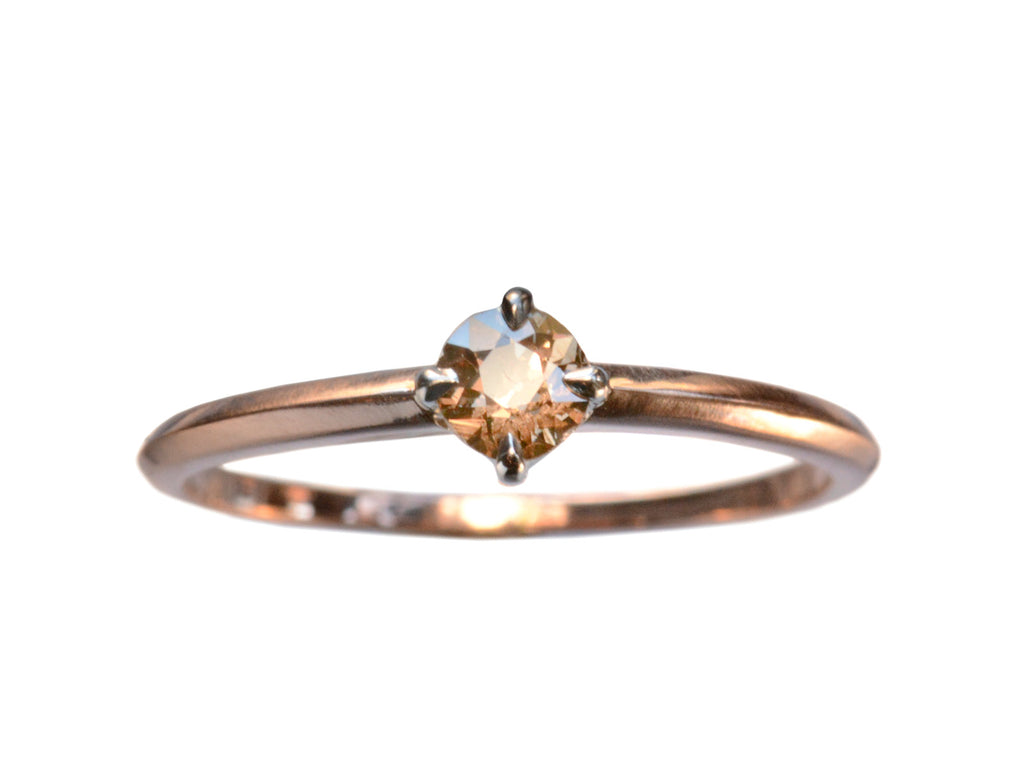 EB 0.25ct Rosy Brown Diamond (on white background)