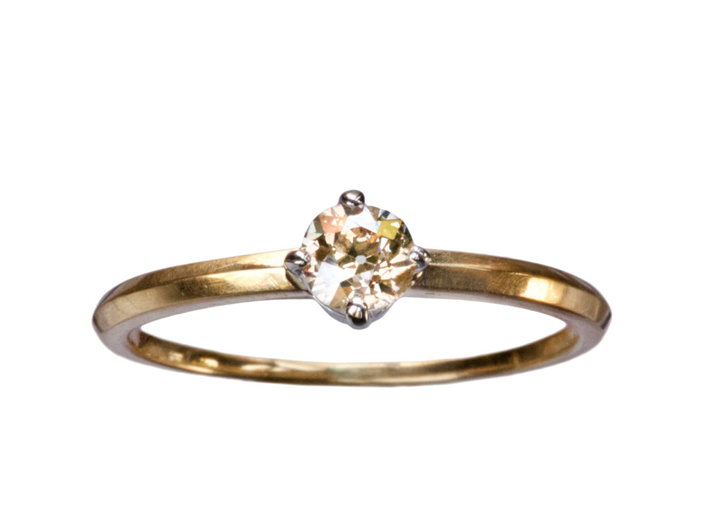 EB 0.26ct Brown Diamond Ring (on white background)