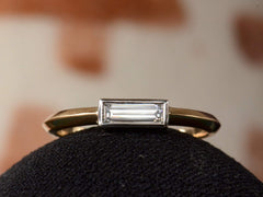 EB 0.28ct Rectangular Diamond Ring
