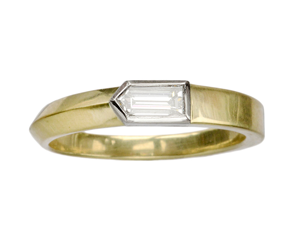 EB 0.31ct Bullet Ring (on white background)